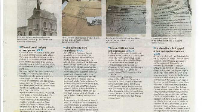 Le vrai du faux sur la statue de la liberté…